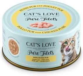CAT'S LOVE Nassfutter Katze Adult Pure Filets Huhn 6x100 g - 6 x 100 g – Bild 1 von 2