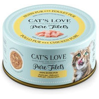 Produktbild von CAT'S LOVE Nassfutter Katze Adult Pure Filets Huhn 6x100 g - 6 x 100 g