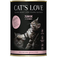 Produktbild von CAT'S LOVE Nassfutter Katze Junior Huhn 6x400 g - 6 x 400 g