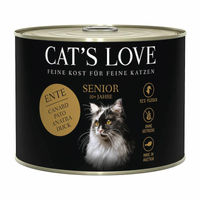 Produktbild von Cat's Love Nassfutter Senior Ente Pute Getreidefrei Paté 6 x 200 g - 6 x 200 g