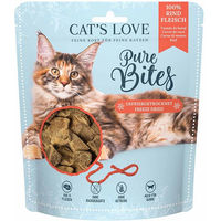 Produktbild von Cat's Love Pure Bites Gefriergetrocknete Leckerlis Rind für Katzen 40 g - 40 g