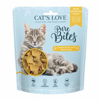 Produktbild von Cat's Love Pure Bites Gefriergetrocknetes Hühnerfilet Leckerli für Katzen 40g - 40 g