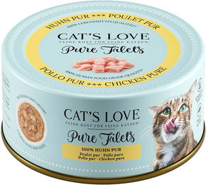 Cat's Love Pure Filets Huhn Katzenfutter für alle Altersstufen 6x100g - 6 x 100 g – Bild 1 von 2