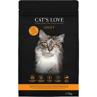 Produktbild von Cat's Love Trockenfutter Adult Pute & Wild für Katzen 2kg - 2 kg