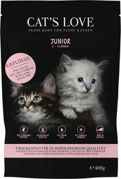 CAT'S LOVE Trockenfutter Geflügel Kitten mit hohem Fleischanteil 2kg - 4 x 2 kg – Bild 1 von 4