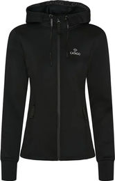 Produktbild von Catago Ariana Damen Kapuzenpullover mit durchgehendem Reißverschluss Schwarz Größe M