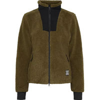 Produktbild von Catago Ashley Fleece Reitjacke für Damen in Schwarz Braun Grün
