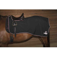 Produktbild von CATAGO Ausreitdecke für Pferde aus winddichtem Softshell-Material mit Fleecefutter Schwarz 155 cm