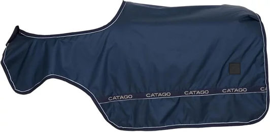 Produktbild von Catago Becca 840D Trainingsdecke für Pferde aus Oxford-Gewebe Blau Größe L