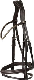 Produktbild von Catago Brooklyn Leder Trense für Ponys in Braun oder Schwarz