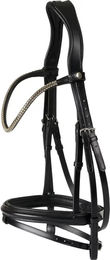 Produktbild von Catago Brooklyn Pferdetrense aus Leder in Schwarz