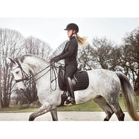 Produktbild von Catago Dressur Schabracke Hybrid Schwarz mit Graphen