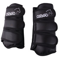 Produktbild von CATAGO Dressurgamaschen für Warmblut aus Neopren Schwarz 4 Stück