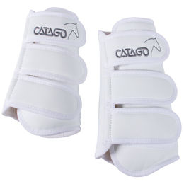CATAGO Dressurgamaschen Set aus Neopren für Vollblut in Weiß, 4 Stück – Bild 1 von 2