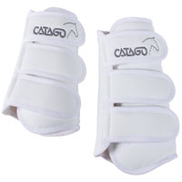 Produktbild von CATAGO Dressurgamaschen Set aus Neopren für Vollblut in Weiß, 4 Stück