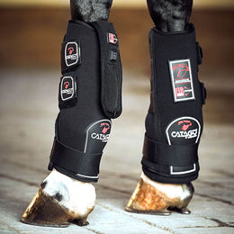 Catago Equestrian Stall- und Transportgamaschen FIR-Tech Healing Schwarz S – Bild 1 von 6