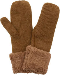 Produktbild von Catago Fäustlinge Barbel Damen aus Baumwolle Braun