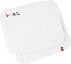 Produktbild von Catago FIR-TECH Bandagierunterlagen für Pferde mit Keramiktechnologie Weiß Größe L 45 x 50 cm
