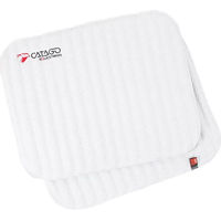 Produktbild von Catago FIR-TECH Bandagierunterlagen für Pferde mit Keramiktechnologie Weiß Größe L 45 x 50 cm