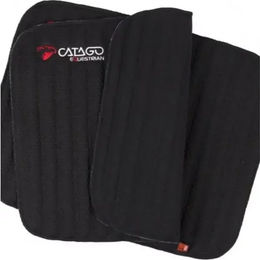 Catago FIR-Tech Bandagierunterlagen für Pferde Schwarz Größe L – Bild 1 von 2
