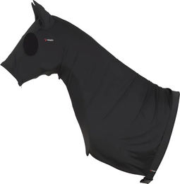 Produktbild von Catago FIR-Tech Dehnbare Fliegenmaske für Ponys mit Keramik-Technologie in Schwarz
