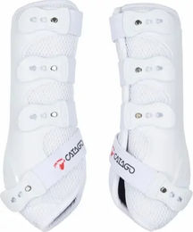Produktbild von Catago FIR-Tech Gamaschen für Dressurpferde aus Neopren Weiß Größe M