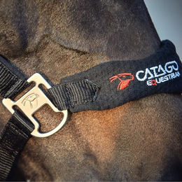 Catago FIR-Tech Halfter für Ponys in Schwarz aus Nylon - 1 Stk. – Bild 1 von 7