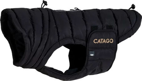 Produktbild von Catago FIR-Tech Hundemantel wasserabweisend Schwarz 75 cm