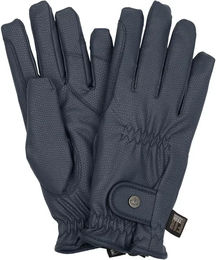Produktbild von Catago FIR-Tech Reithandschuhe für Damen aus Leder in Blau Größe 7,5 wasserdicht und wintertauglich