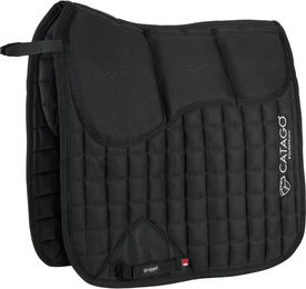 Produktbild von Catago FIR-Tech Satteldecke für Pferde in Schwarz aus Polyester