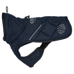 Produktbild von CATAGO Fir-Tech Trainer Hundejacke wasserdicht blau Rückenlänge 65 cm