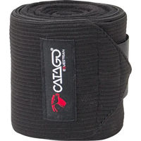 Produktbild von Catago Fleece-Gamaschen für Pferde 4-teilig Schwarz Größe S