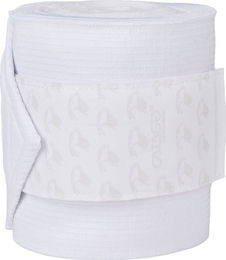 CATAGO Fleece Gamaschen für Pferde Weiß 4 Stück – Bild 1 von 2