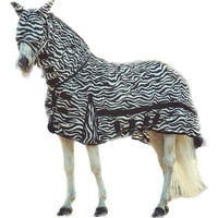 Produktbild von CATAGO Fliegendecke Zebra mit Halsteil und Fliegenmaske für Pferde aus Polyester