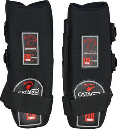 Produktbild von Catago Gamaschen für Pferde aus Neopren Schwarz XL
