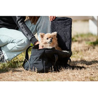 Produktbild von Catago Gesteppte Hundetragetasche Schwarz aus Polyester für kleine Hunde