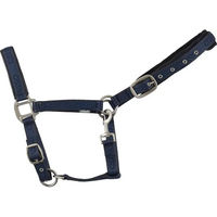 Produktbild von Catago Halfter und Stricke aus Stoff in Blau für Ponys