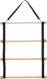 Produktbild von Catago Halter für Reitsattelpads aus Holz in Schwarz oder Beige