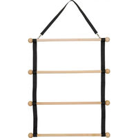 Produktbild von Catago Halter für Reitsattelpads aus Holz in Schwarz oder Beige