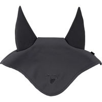 Produktbild von Catago Hybrid Fliegenhaube für Pferde Vollblut in Schwarz und Grau aus Neopren