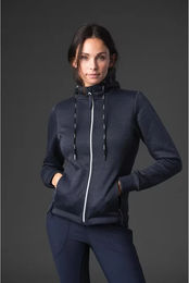 Produktbild von Catago Kapuzenjacke Natalie Damen Schwarz Blau XXL
