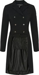 Produktbild von Catago Neat Reitjacke für Damen aus Kunstleder in Schwarz Größe 38 wasserabweisend