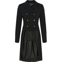 Produktbild von Catago Neat Turnierjacket Damen Schwarz aus Kunstleder wasserabweisend Größe 42