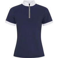Produktbild von Catago Nice Turnierpolo Damen Reitshirt Blau Größe S