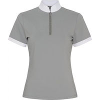 Produktbild von Catago Nice Turnierpolo Damen Reitshirt Grau XS
