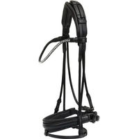 Produktbild von Catago Nival 26.1 Anatomische Leder-Reittrense für Pferde in Schwarz