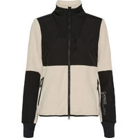 Produktbild von Catago Norma Fleecejacke für Damen mit Reißverschluss in Schwarz und Beige Größe 2XS