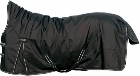 CATAGO Outdoordecke Justin für Pferde Schwarz 125 cm - 125 cm – Bild 1 von 5