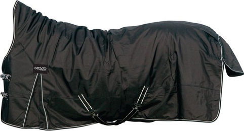 CATAGO Outdoordecke Justin Pferdedecke für Pferde in Schwarz 165 cm – Bild 1 von 3