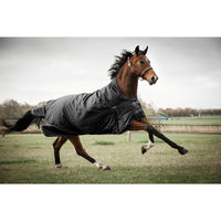 Produktbild von CATAGO Outdoordecke Justin Pferdedecke für Pferde Schwarz 165 cm - 165 cm